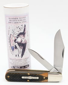 Great Eastern Cutlery Woodland Sawcut Richlite Jack Knife 781224 w/ Tube