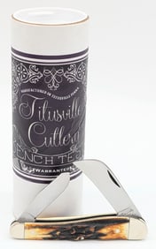 2024 Titusville Cutlery Co. Genuine Burnt Stag Rooster Comb w/ Tube