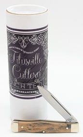 Ltd 2025 Titusville Cutlery Co. Mammoth Bark "Exotic Bone" Lexingtonian w/ Tube