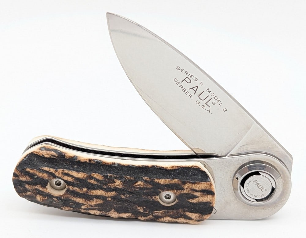 1996 Gerber Series II Model 2 1st Run Stag Paul Knife (1 of 4)