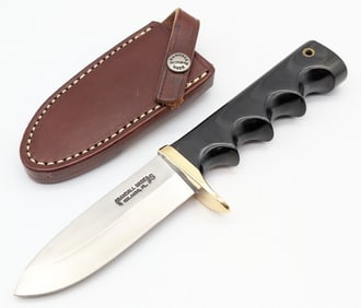 Randall Finger Groove Micarta Fireman Special w/ Sheath