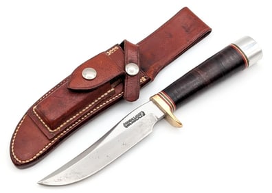 1970's Randall Model 3 5in Hunter w/ Rough Back Sheath