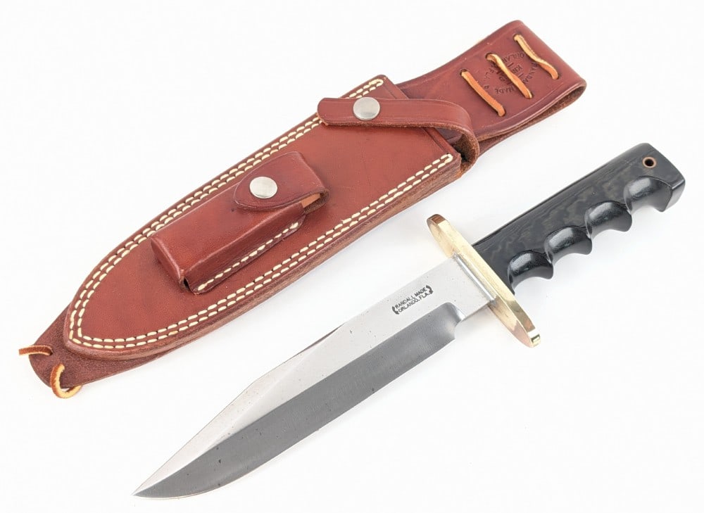 1980's Randall Model 14 Attack Knife w/ Sheath (1 of 12)