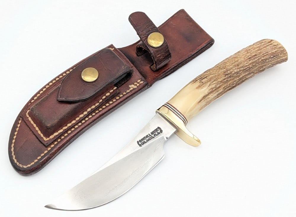1970's Randall Model 20 Stag Yukon Skinner w/ Rough Back Sheath (1 of 11)