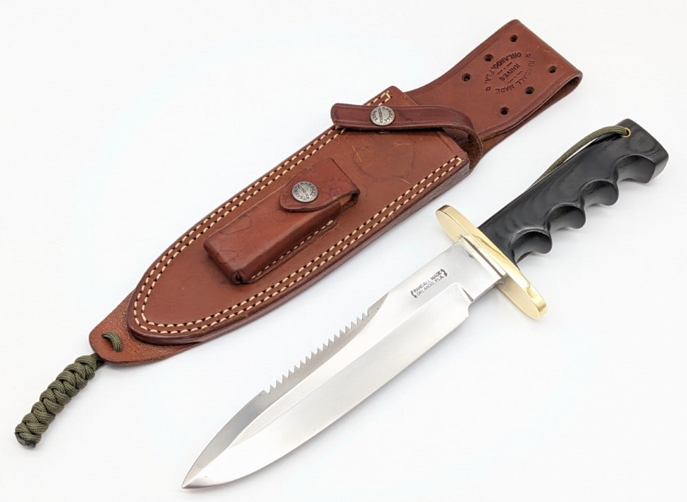 Randall Model 14 Sawtooth Grind Attack Knife w/ Sheath (1 of 9)