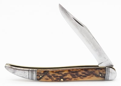 1924-33 Remington Bone Large Texas Toothpick Original Etch R933