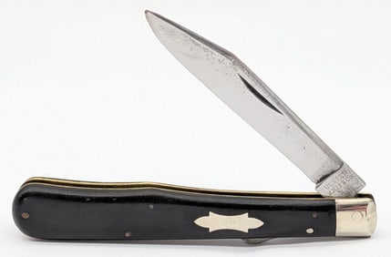 Ulster Knife Co. Ebony Wood Lockback Knife