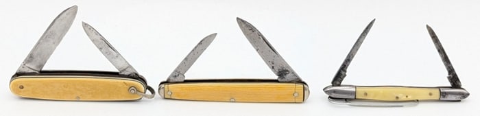 (3) 1924-33 Remington Celluloid Pen Knives