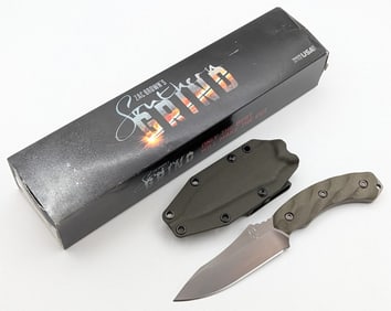 Zac Brown Southern Grind OD Green Micarta Jackal w/ Sheath & Box