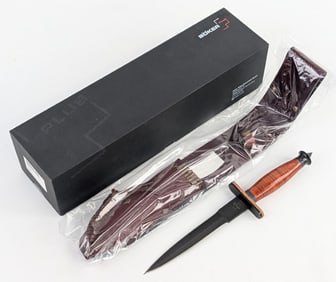 Boker Plus V-42 Fighting Knife w/ Sheath & Box