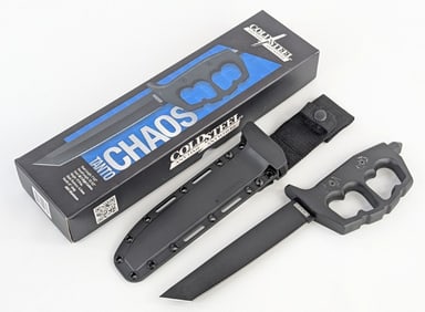 Cold Steel Chaos Tanto Knuckle Fighter w/ Sheath & Box