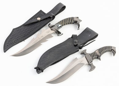 1994 Gil Hibben Signature Edition 1st Run Fantasy Fighter Pair w/ Sheaths