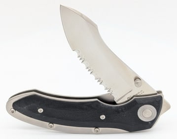 Katz Kagemusha Series Black G-10 Linerlock Folding Knife