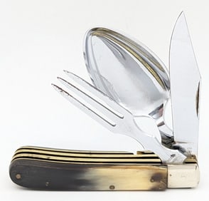 Coricama Italy Horn Handle Hobo Trapper