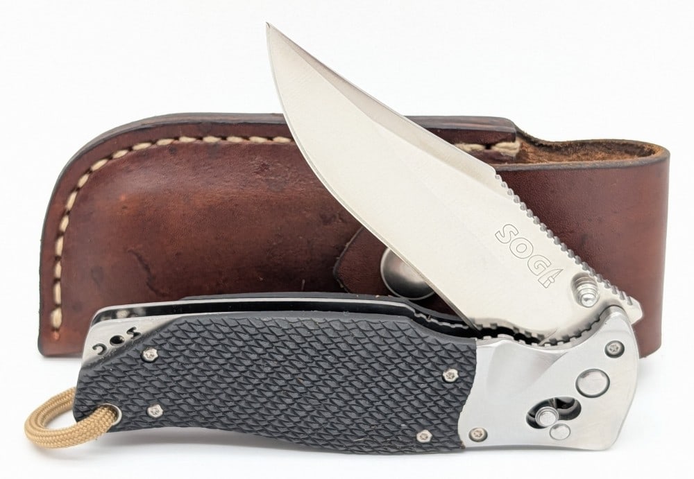 SOG Tomcat 3.0 Switchlock Folding Knife w/ Sheath (1 of 4)