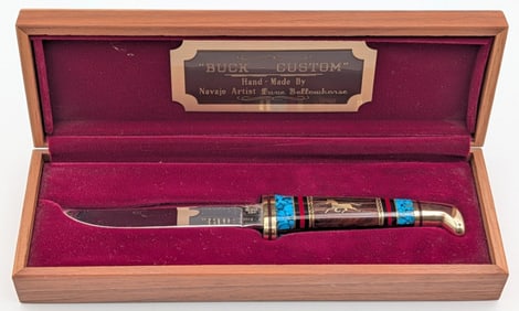 Buck Custom David Yellowhorse Fixed Blade w/ Case