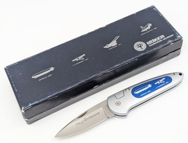 Ltd Boker The Aviators Top Lock Switchblade Knife w/ Box