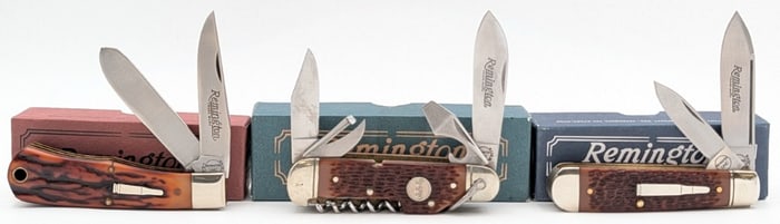 Remington Delrin Ranch Hand, Trail Hand, & Mini Trapper w/ Boxes