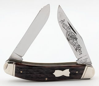 John Primble Crow Foot Jigged Bone Texas Jack Knife