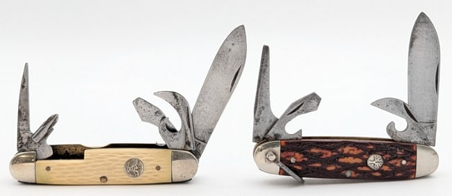 Ulster Knife Co. & Boker Synth White & Delrin Scout Knives