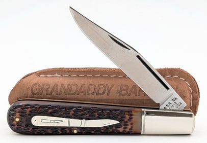 AG Russell Co. Camillus Jigged Delrin Grand Daddy Barlow 8160 w/ Sheath