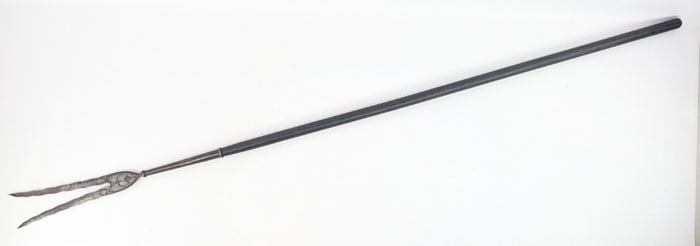 Antique Persian Bident Spear