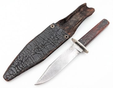 Ka-Bar Union Cutlery Clip Point Hunting Knife w/ Sheath