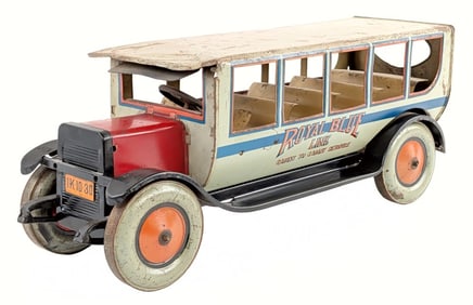 Original Chein Hercules Royal Blue Line Bus