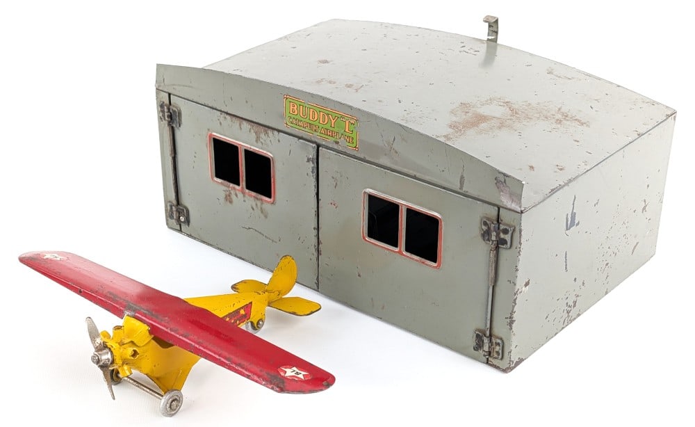 Original Buddy L Catapult Airplane & Hanger (1 of 13)