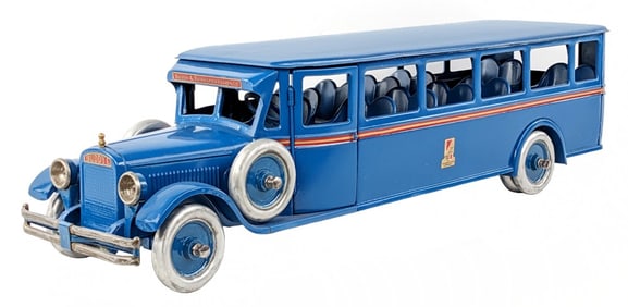 Custom Blue Buddy L Passenger Bus
