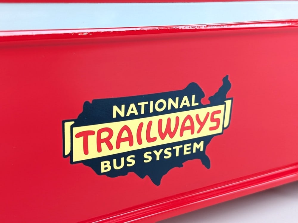 Retro 123 Trailways Motorcoach Bus #3 of 24 w/ Box - 3