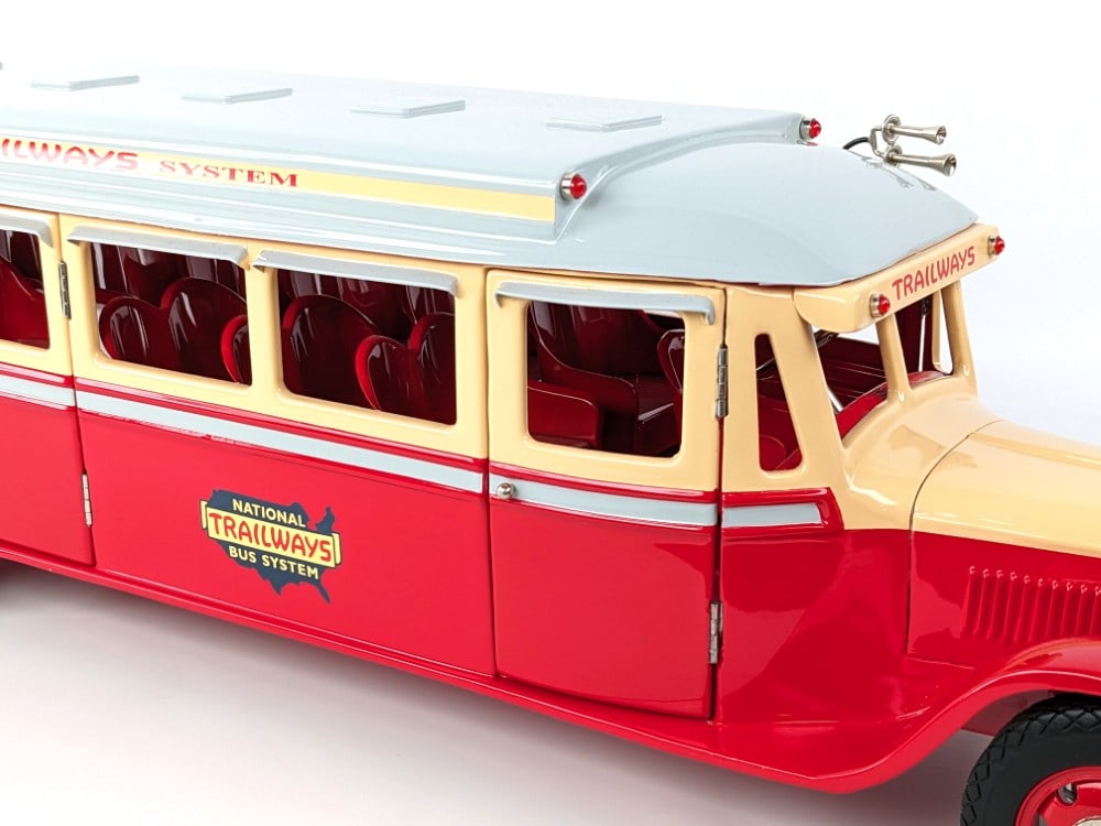 Retro 123 Trailways Motorcoach Bus #3 of 24 w/ Box - 5