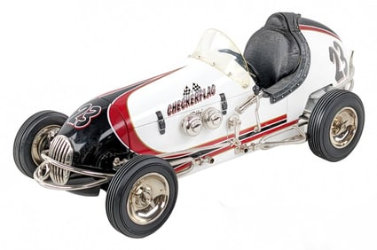 Retro 123 Checkerflag "Offy" #23 Midget Racer