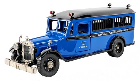 Retro 123 Chicago Police Dept. Paddy Wagon