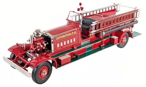 Retro 123 1933  Ahrens Fox Model C-T-4 Fire Truck
