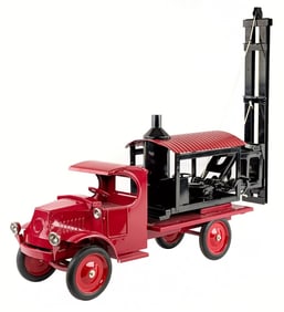 Custom Les Paul Steelcraft Mack Truck with Mounted Pile Driver