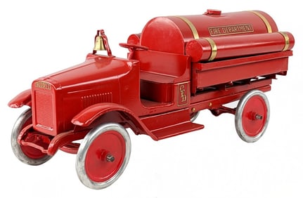 Custom Buddy L Fire Department Tanker Truck