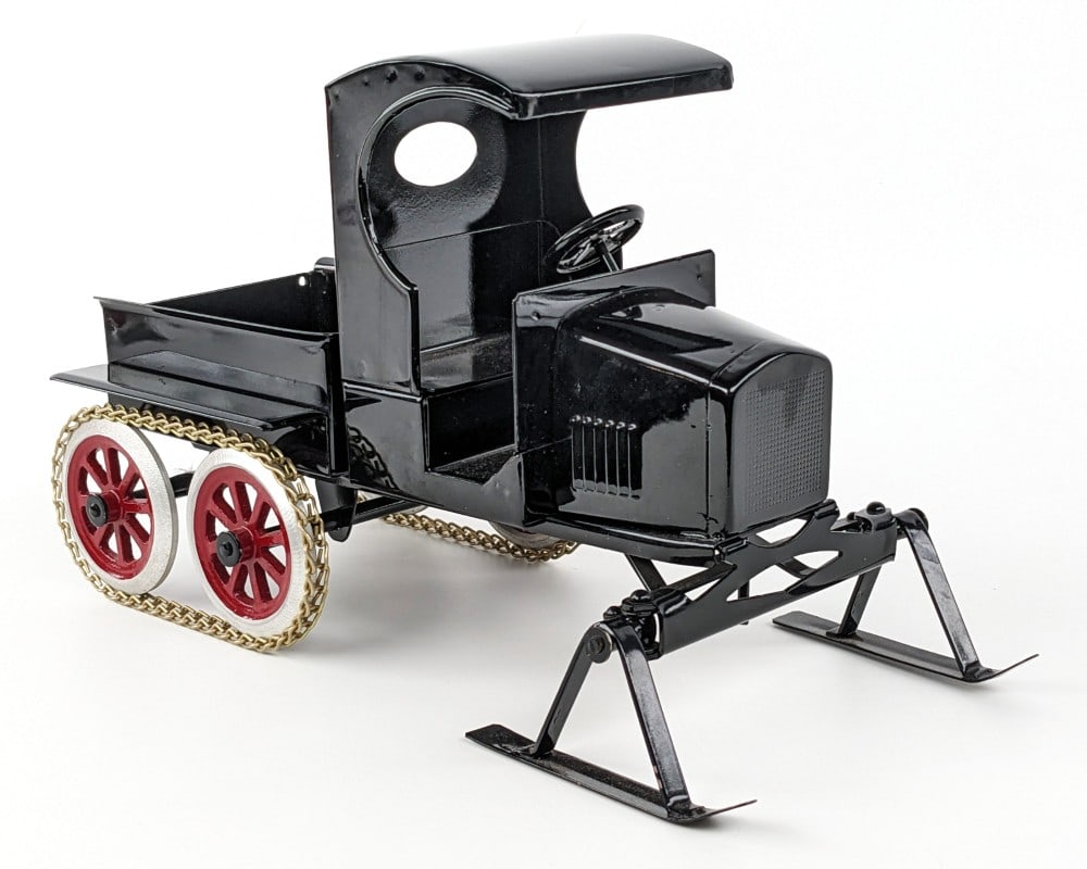 Cowdery Toy Works Flivver Snow Truck on Skis - 3