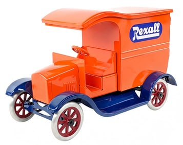 Cowdery Toy Works Flivver Rexall Delivery Truck