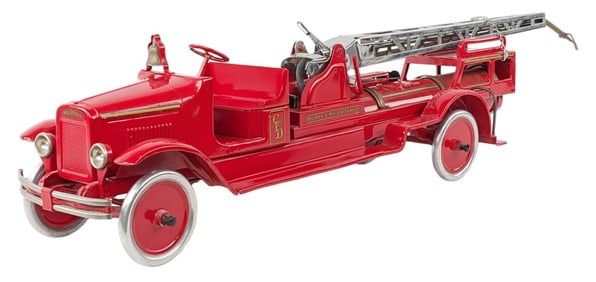 Restored Buddy L Water Tower Fire Truck