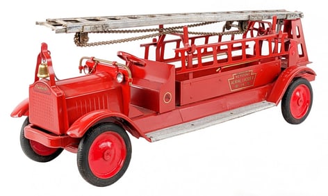 Restored Keystone Packard Aerial Ladder Fire Truck