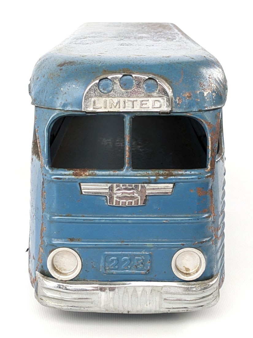 Original Keystone Windup Greyhound Bus - 3