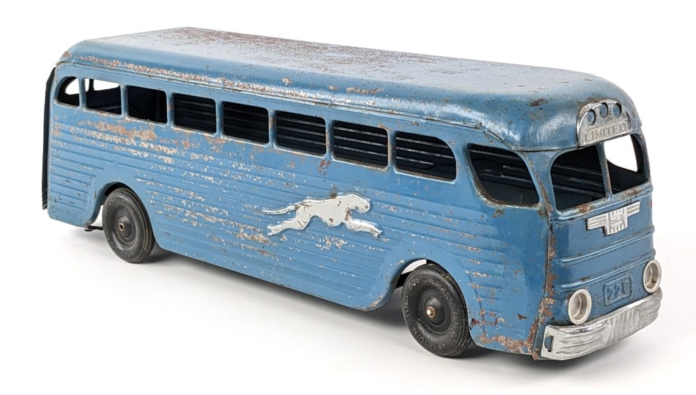 Original Keystone Windup Greyhound Bus - 4