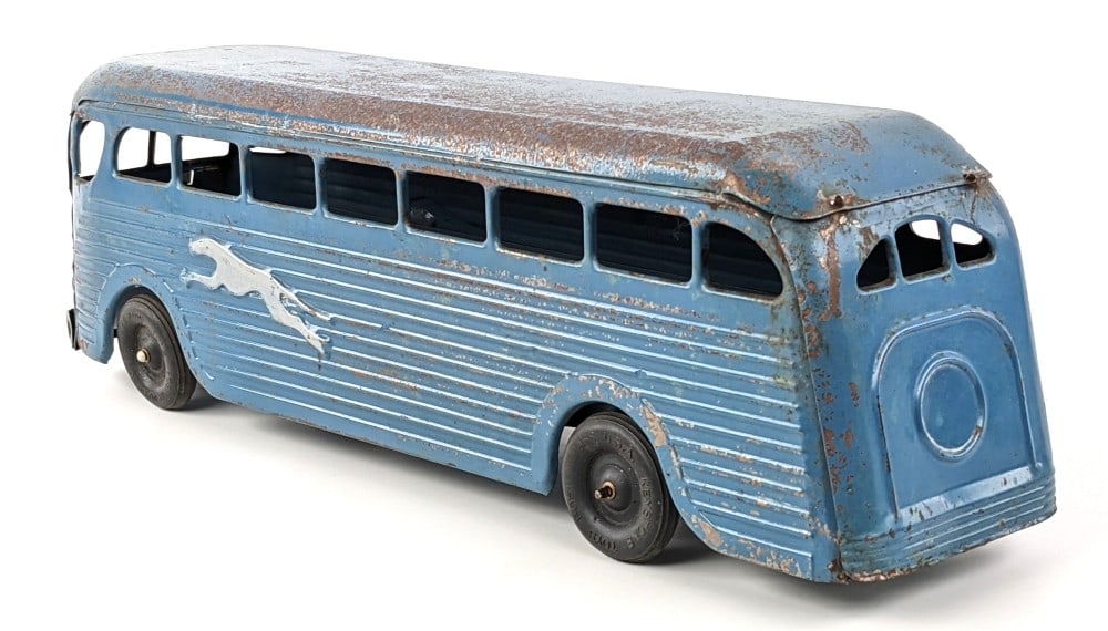 Original Keystone Windup Greyhound Bus - 8