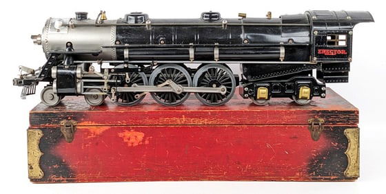 Gilbert Erector Set Built Hudson Train Locomotive