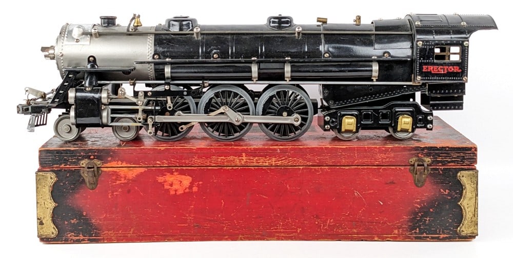 Gilbert Erector Set Built Hudson Train Locomotive (1 of 15)