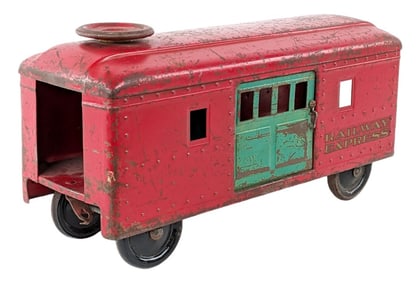 Original Steelcraft Railway Express Train Car