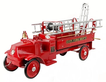 Restored Steelcraft Mack City Fire Dept. Ladder Truck