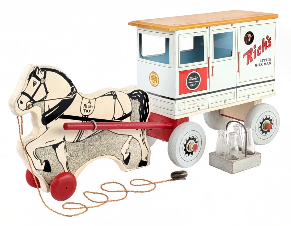 Original Rich Toys Horse Drawn Milk Wagon (1 of 12)
