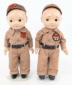 (2) Vintage Buddy Lee Phillips 66 and Allied US 1 Dolls
